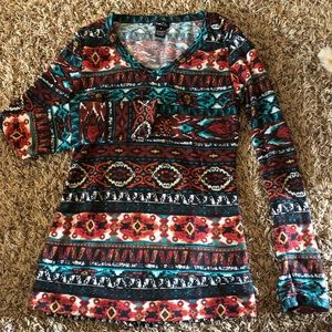 cute patterned long sleeve